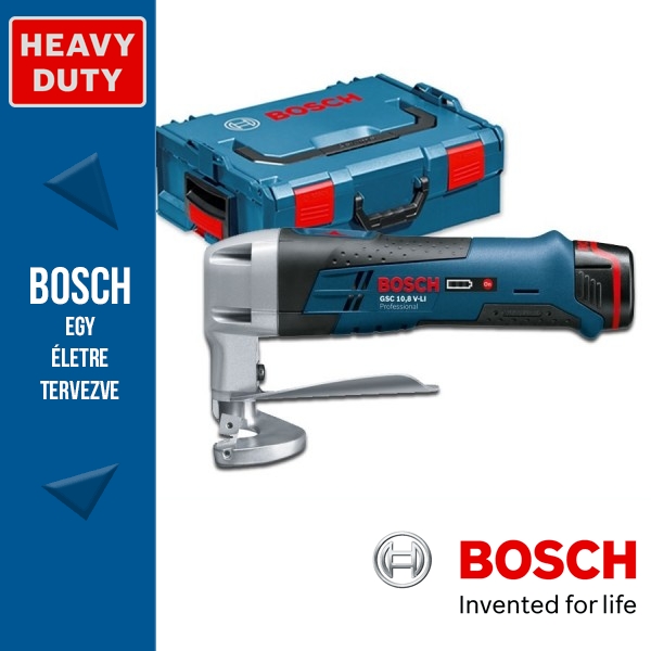 Bosch GSC 10,8 V-LI Professional lemezvágó olló