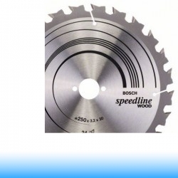 Bosch Körfűrészlap, Speedline Wood fához hosszanti- és harántvágásához 165mm 18fog