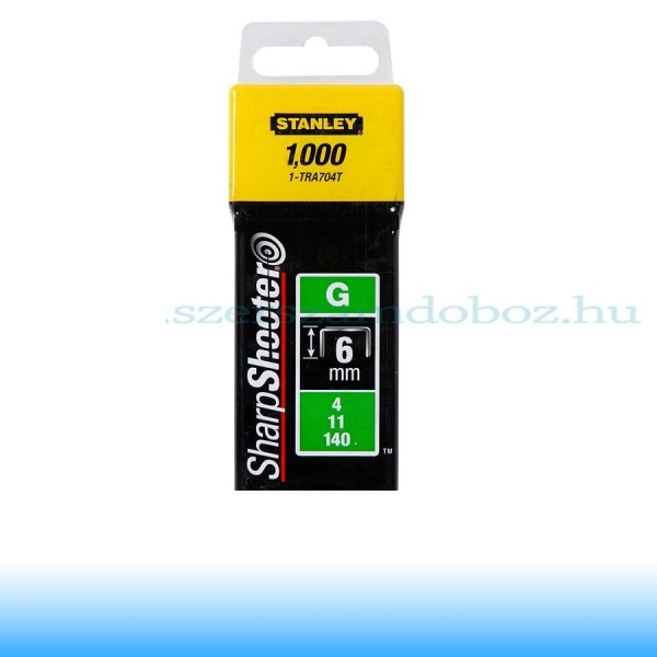 STANLEY TŰZŐKAPOCS "G" 6MM (4/11/140) 1000DB