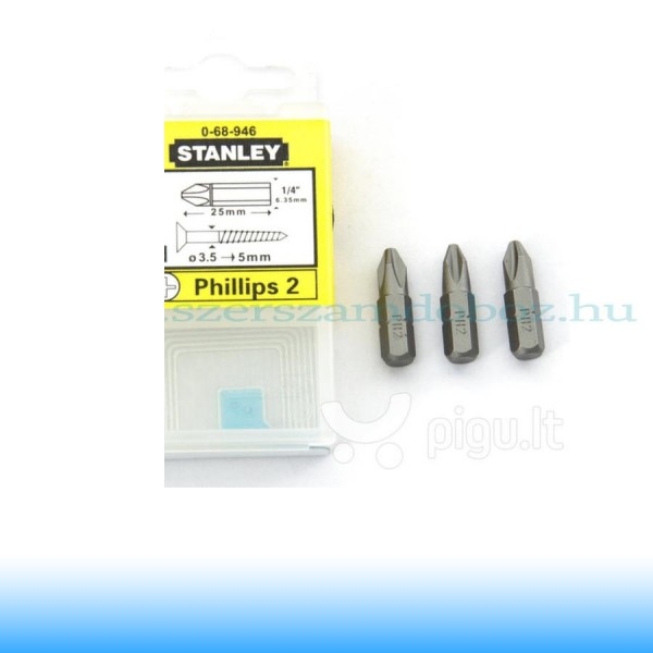 STANLEY PH2 BIT 25MM 3DB
