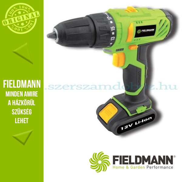 Fieldmann FDV 10201-A akkumulátoros fúró-csavarozó 12V