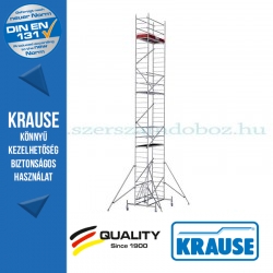 Krause Monto ProTec XS összecsukható alumínium állvány - munkamagasság 10,8m