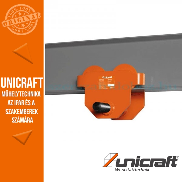 Unicraft RFW 0.5 haladómű, futómacska 0,5 t