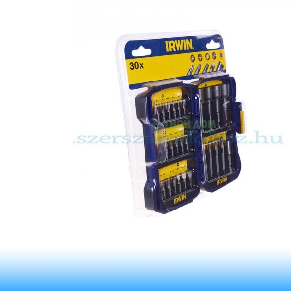 IRWIN Bit Szett 30-db. + Bittartó 
