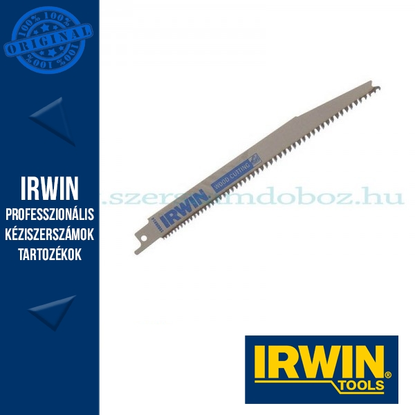 IRWIN S2345X, HCS, 200mm PROG 4/2,4 TPI, favágó orrfűrészlap 2db 