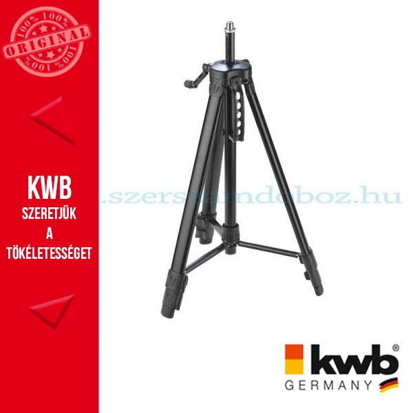 KWB PROFI tripod állvány kamera és lézer eszközökhöz 550-1540 mm