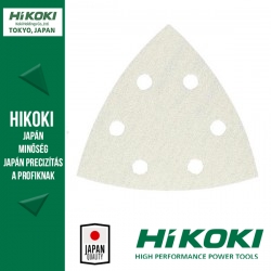 Hikoki (Hitachi) 6lyukú tépőzáras csiszolópapír (deltacsiszolókhoz) - 94mm / K120 - 10db/csomag