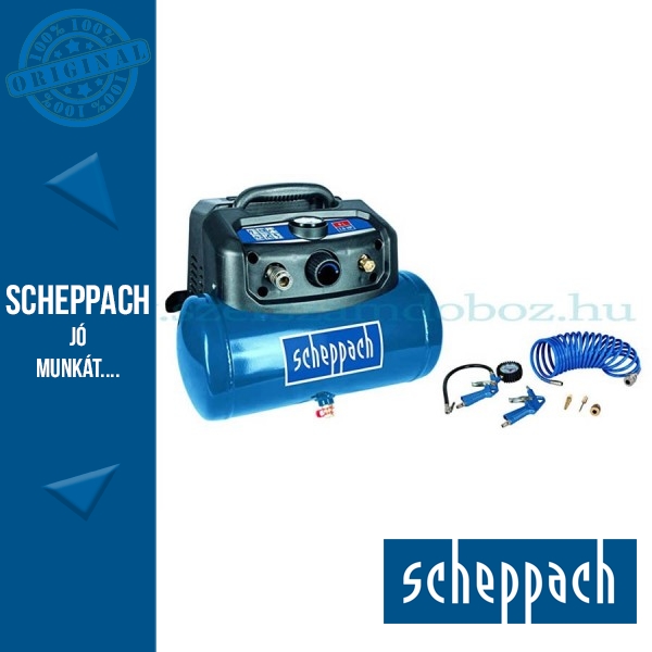 Scheppach HC 06 - olajmentes kompresszor 6 l