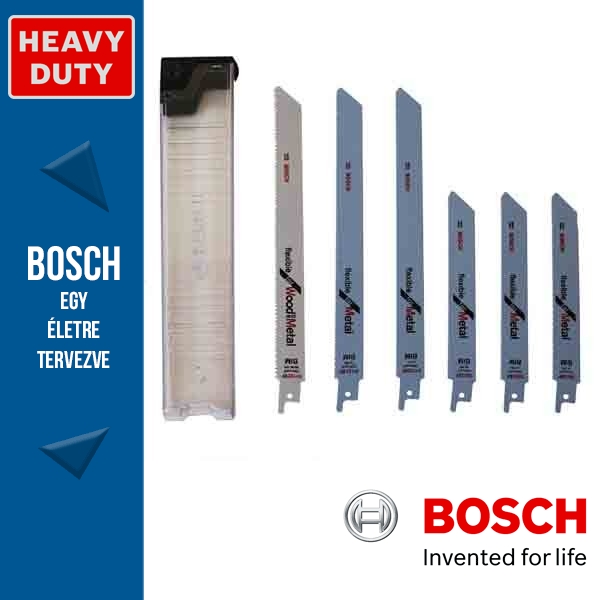 Bosch 6 részes szablyafűrészlap készlet