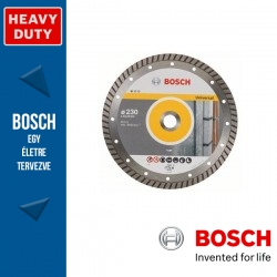 Bosch Standard for Universal Turbo gyémánt vágótárcsa sarokcsiszolókhoz 230 x 2,5 mm, 22,23 mm