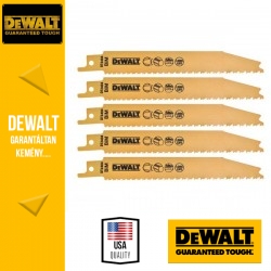 DEWALT DT2404-QZ Bi-Metal Fémvágó kobalt kardfűrészlap 152 mm - 5 db/csomag