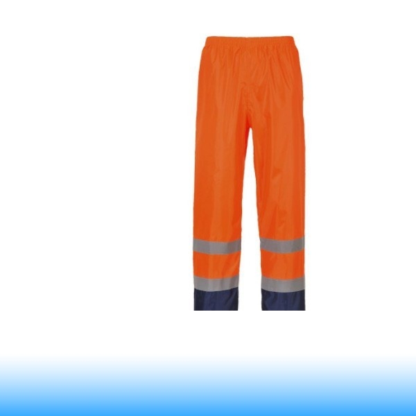 PORTWEST H444 - Hi-Vis ClassicContrast esőnadrág - narancs/tengerészkék
