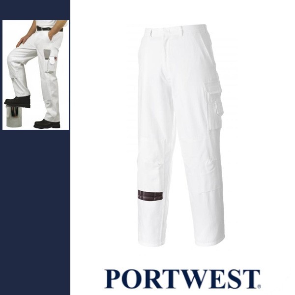 PORTWEST S817 - Festő nadrág - fehér