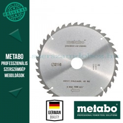 Metabo Körfűrészlap 216 mm