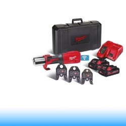 Milwaukee M18 ONEBLHPT-302C M-SET M18 FORCE LOGIC Szénkefe nélküli présgép szett ONE-KEY technológiával (2x 3.0 Ah akk + töltő)