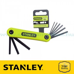 Stanley 9 részes összecsukható imbuszkulcs készlet
