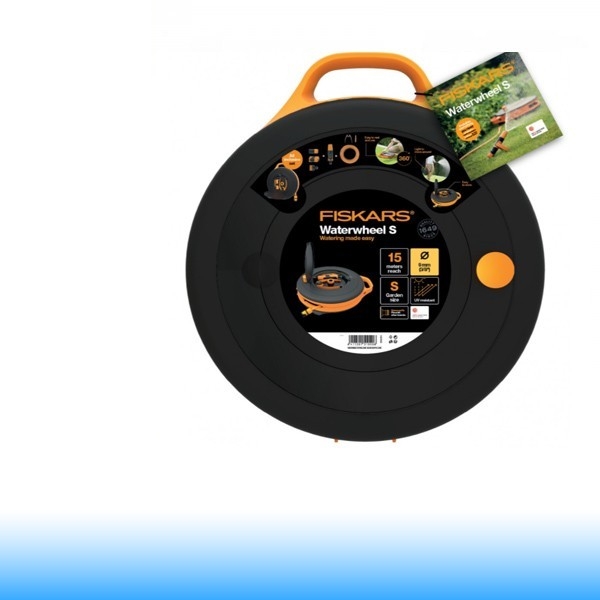 FISKARS Comfort tömlődob 9 mm (3/8") 15 m tömlővel (S)