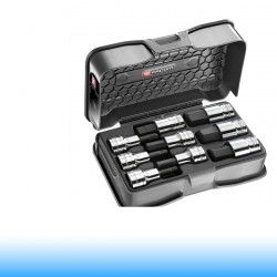 FACOM Hatlapú Dugókulcs készlet, 1/2", metrikus, 5 - 19 mm, 9 db-os