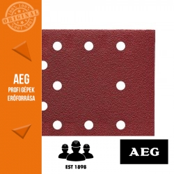 AEG Abrazív csiszolópapír -szorítóval rögzíthető 10 db