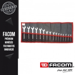 FACOM Csillag-villáskulcs készlet tekercsben - 16 db-os