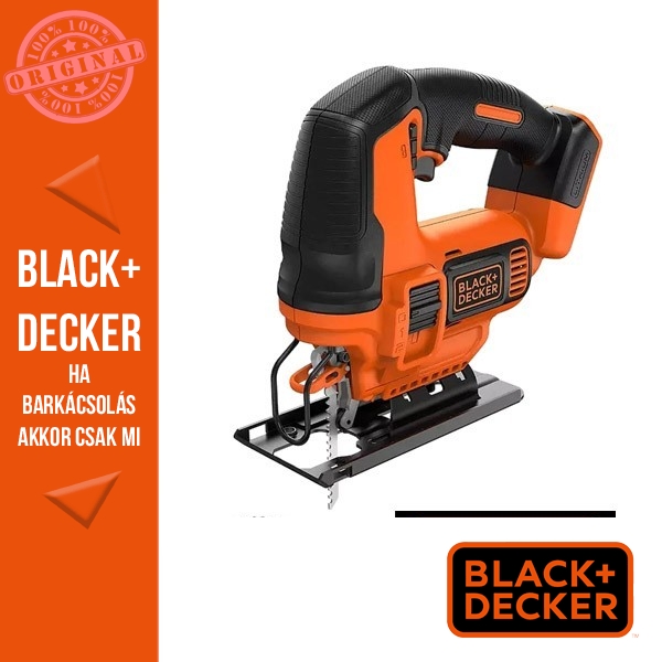 BLACK & DECKER BDCJS18N-XJ 18V Dekopírfűrész akku és töltő nélkül