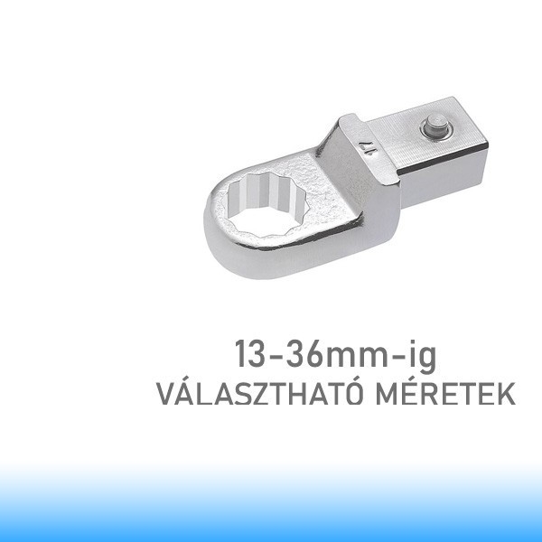 FACOM Cserélhető csillag csavarkulcsvég 14 x 18 mm-es végszerelékkel rendelkező nyomatékkulcsokhoz, 13-36 mm