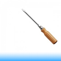 FACOM Kiszélesedő végű lapos csavarhúzó fa nyéllel, 6,5 x 175mm