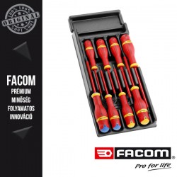 FACOM PROTWIST Csavarhúzó készlet modulban, 1000 V-ig szigetelt, 8 db-os készlet