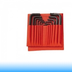 FACOM Torx imbuszkulcs készlet tárcában, T7-50, 12db-os készlet