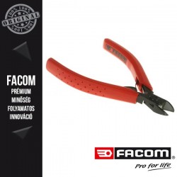 FACOM Precíziós vékony orrú diagonális csípőfogó, fél-süllyesztett vágás, 110mm