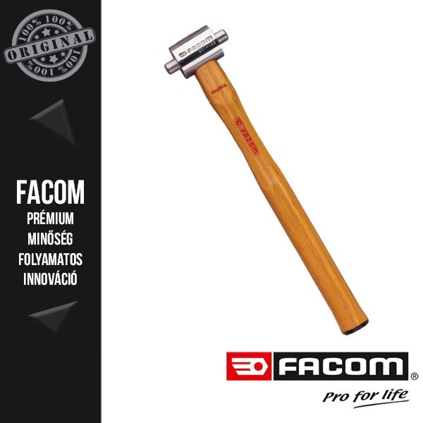 FACOM Foglalat és nyél cserélhető műanyag fejű kalapácshoz, alumínium kivitel, 60mm