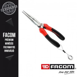 FACOM SLS Rögzíthető hosszú egyenes csőrű fogó, 200mm