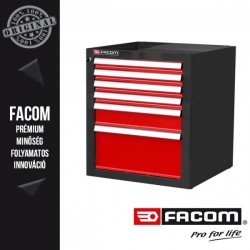 FACOM JETLINE+ 6 fiókos szerszámos szekrény, alsó egység, piros