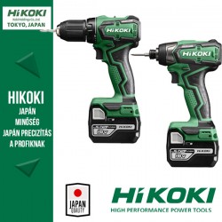 Hitachi (HiKOKI) 18V Power Pack Akkus szett (fúró-csavarbehajtó+ütvecsavarozó 1/4")