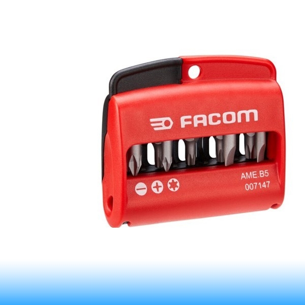 FACOM Bitkészlet, lapos, phillips és torx, 9db-os
