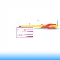 Beta 1274MQ Villanyszerelő csavarhúzó, 1,2x8x175 mm