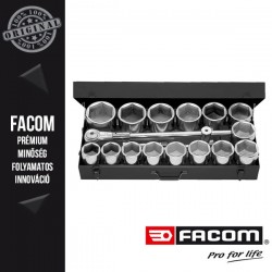 FACOM 1"-os Dugókulcs készlet, 58-100mm, 19db-os