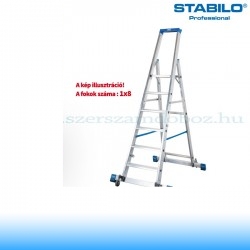 Krause Stabilo Professional gurítható lépcsőfokos állólétra kitámasztóval 8 fokos