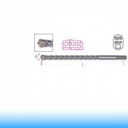 Beta 419T, ütvefúró fúrószár, marással kialakítva, 4 spirális horonnyal és 4 vágóéllel, 5 x 110 mm