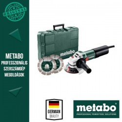 Metabo WQ 1100-125 Set Sarokcsiszoló kofferben