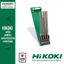 Hikoki (Hitachi) 4-élű SDS-Plus TCT fúrószár 4db-os készlet