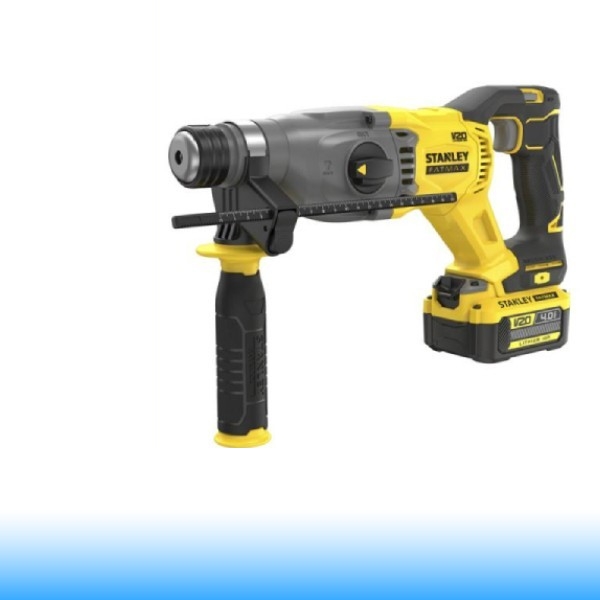 STANLEY SFMCH900M22-QW FATMAX V20 SDS-PLUS Akkus kombikalapács, 18 V (2 x 4,0 Ah V20 akkuval és töltővel)
