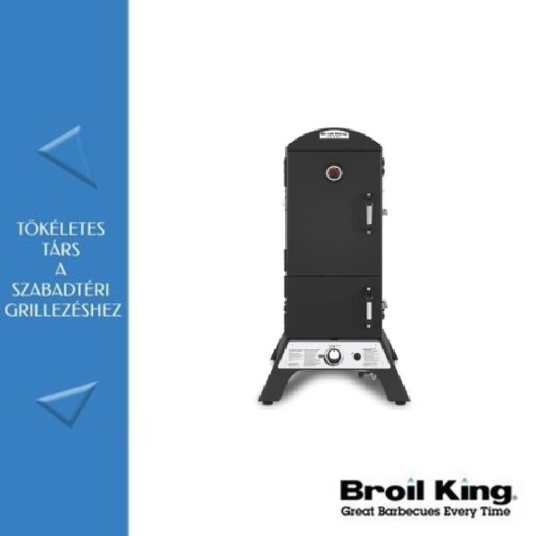 Broil King vertikális gázüzemű szekrényszmóker