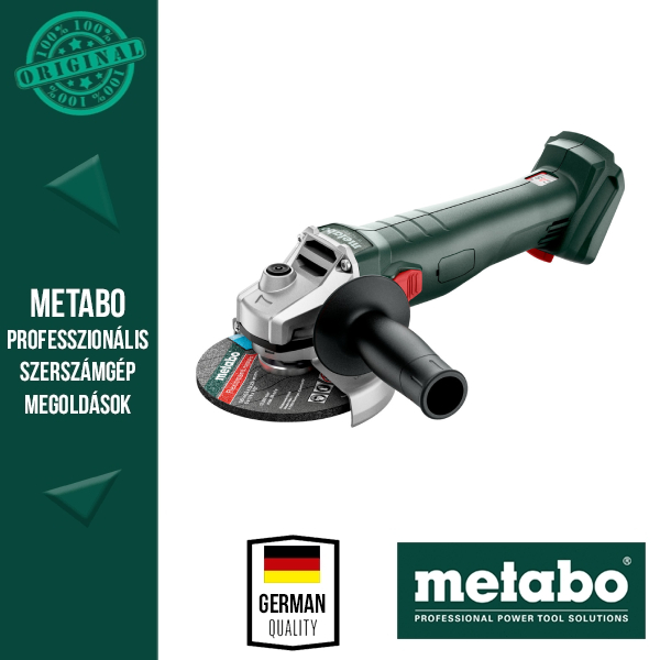 Metabo W 18 L 9-125 Akkus sarokcsiszoló alapgép
