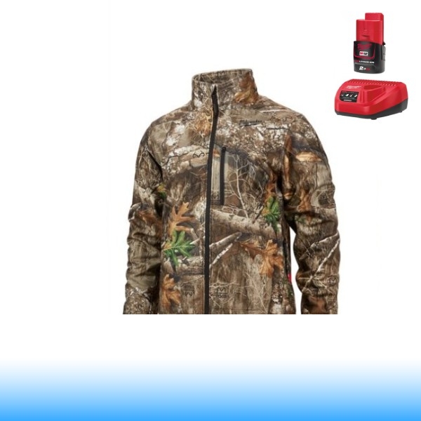 MILWAUKEE M12 HJ CAMO6-201 FŰTHETŐ KABÁT (XXL) 2,0Ah akkuval és töltővel