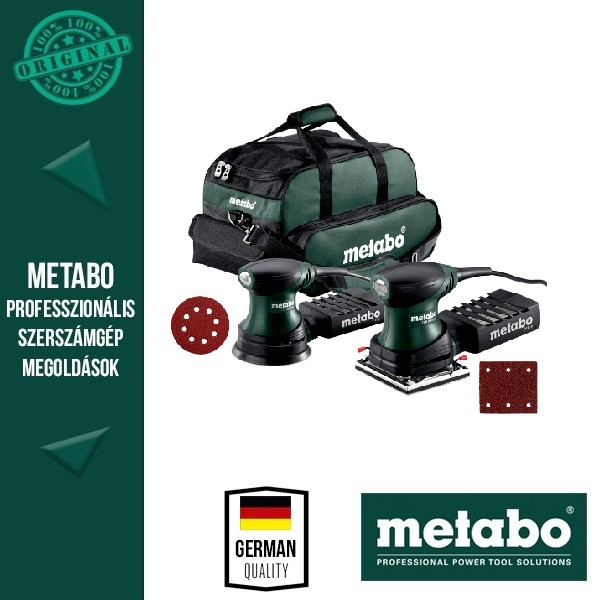 Metabo Set FSR 200 + FSX 200 hálózati gépszett tartozékokkal, karton