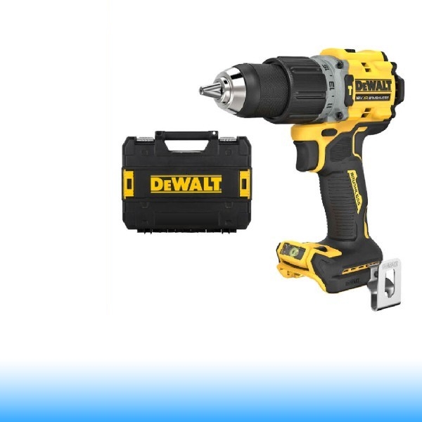 DeWalt DCD800NT-XJ akkus fúrócsavarozó tokmányos 18 V 90 Nm Szénkefementes Akku és töltő nélkül TSTAK kofferben