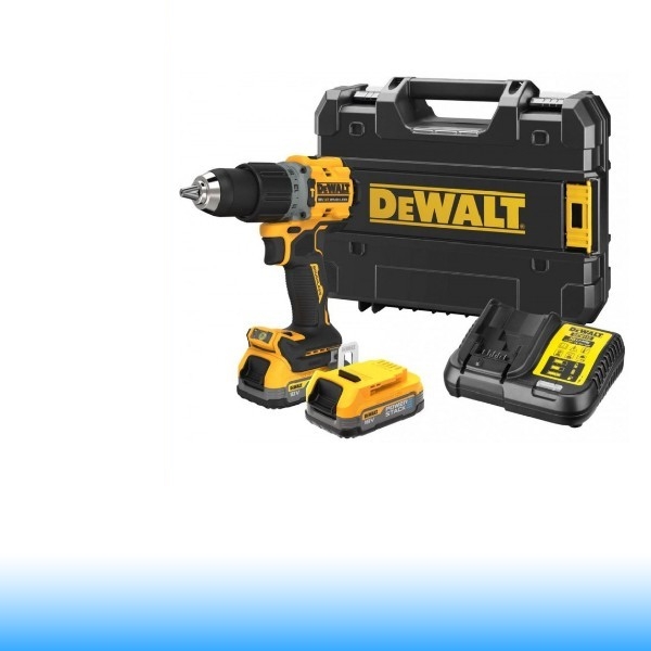 DeWALT DCD805E2T-QW Akkus ütvecsavarozó XR (90Nm/18V/2x1,7Ah PowerStack) Tstak