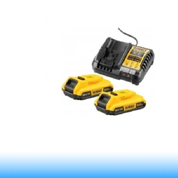 DEWALT DCB1104D2-QW 18V BATTERY DISCOUNT SET (2X 2.0AH BATTERY + XR MULTICHARGER)