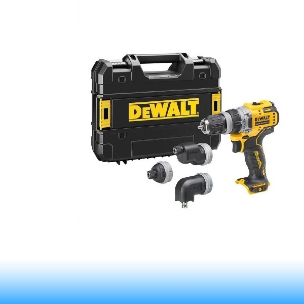 DEWALT DCD703NT-XJ XR Akkus fúró-csavarbehajtó, levehető tokmányú, koffer (12V) (Akku, töltő nélkül)